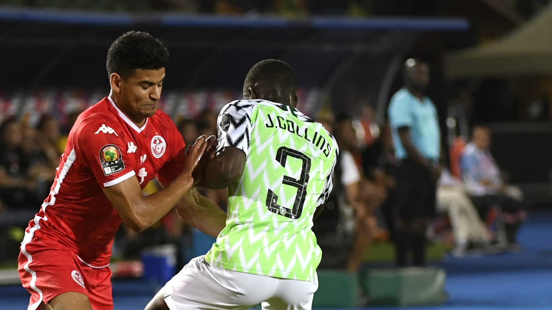 Jamilu Collins, Mohamed Drager –Tunisia vs. Nigeria