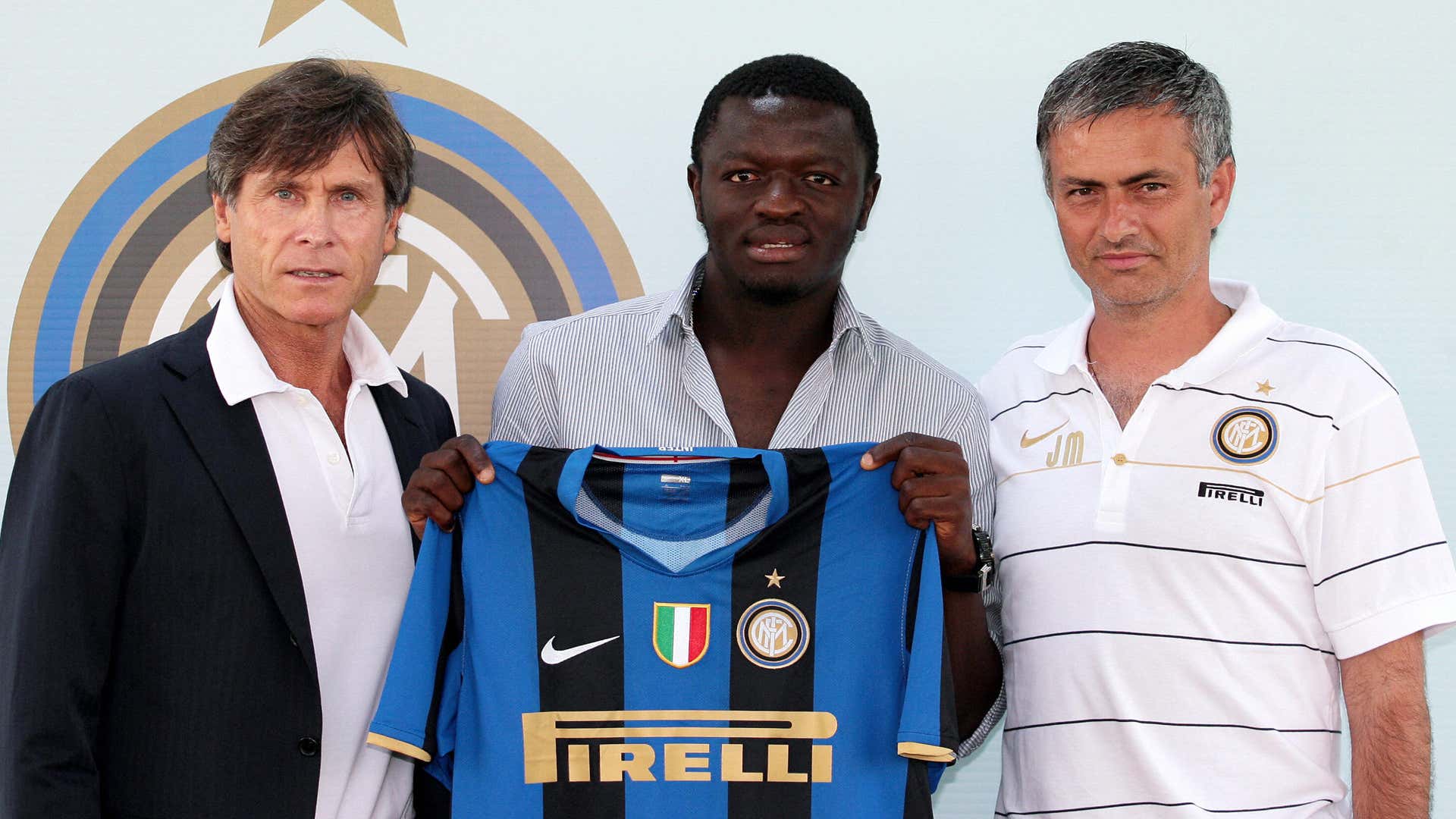 Sulley Muntari Jose Mourinho Inter Milan 28072008