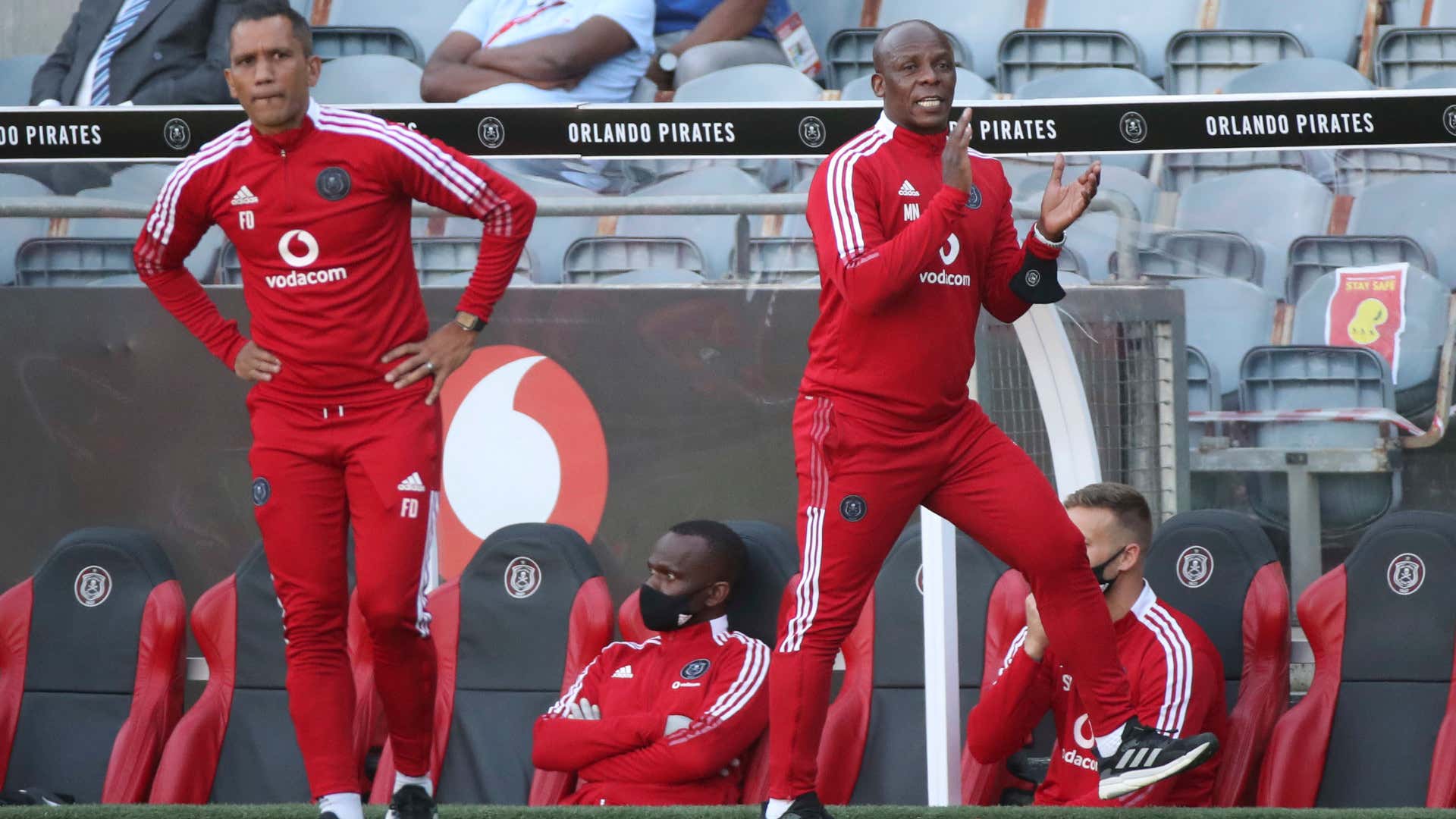 Fadlu Davids Mandla Ncikazi Orlando Pirates