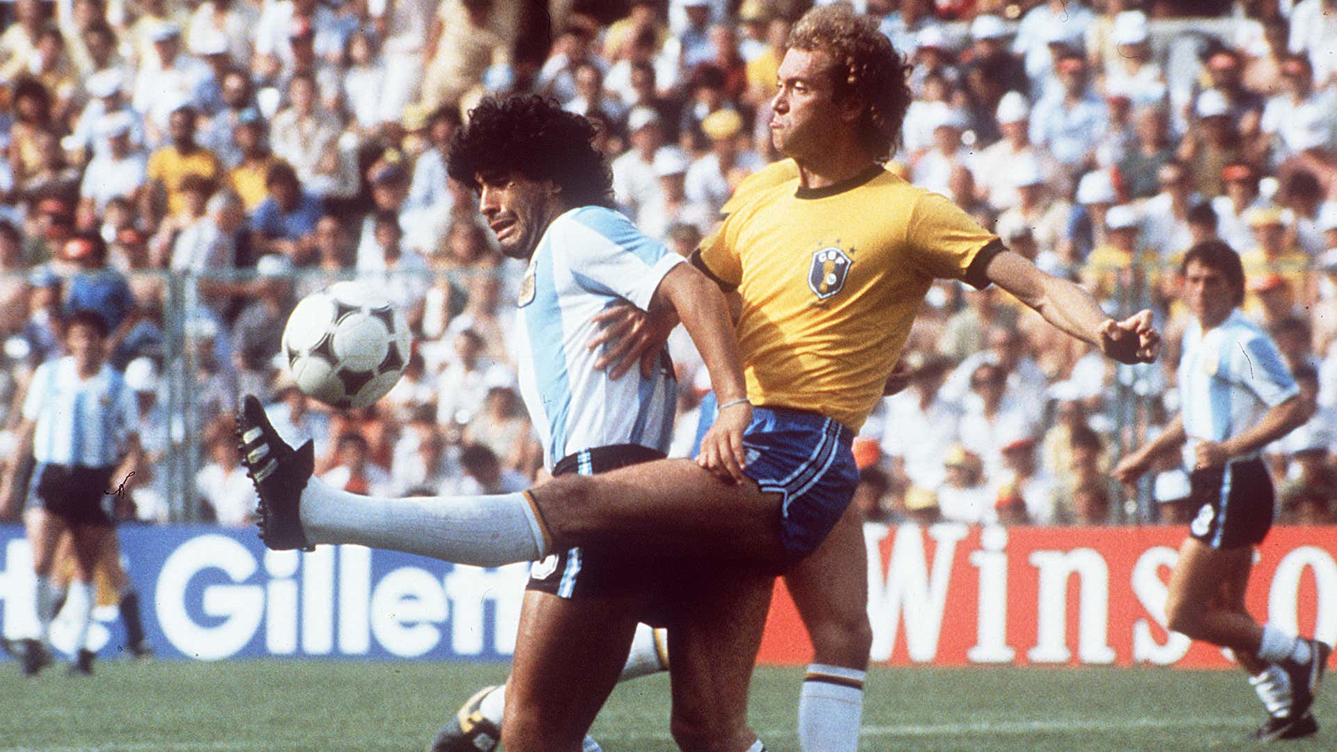 Diego Maradona has scored only once against Brazil in his entire career