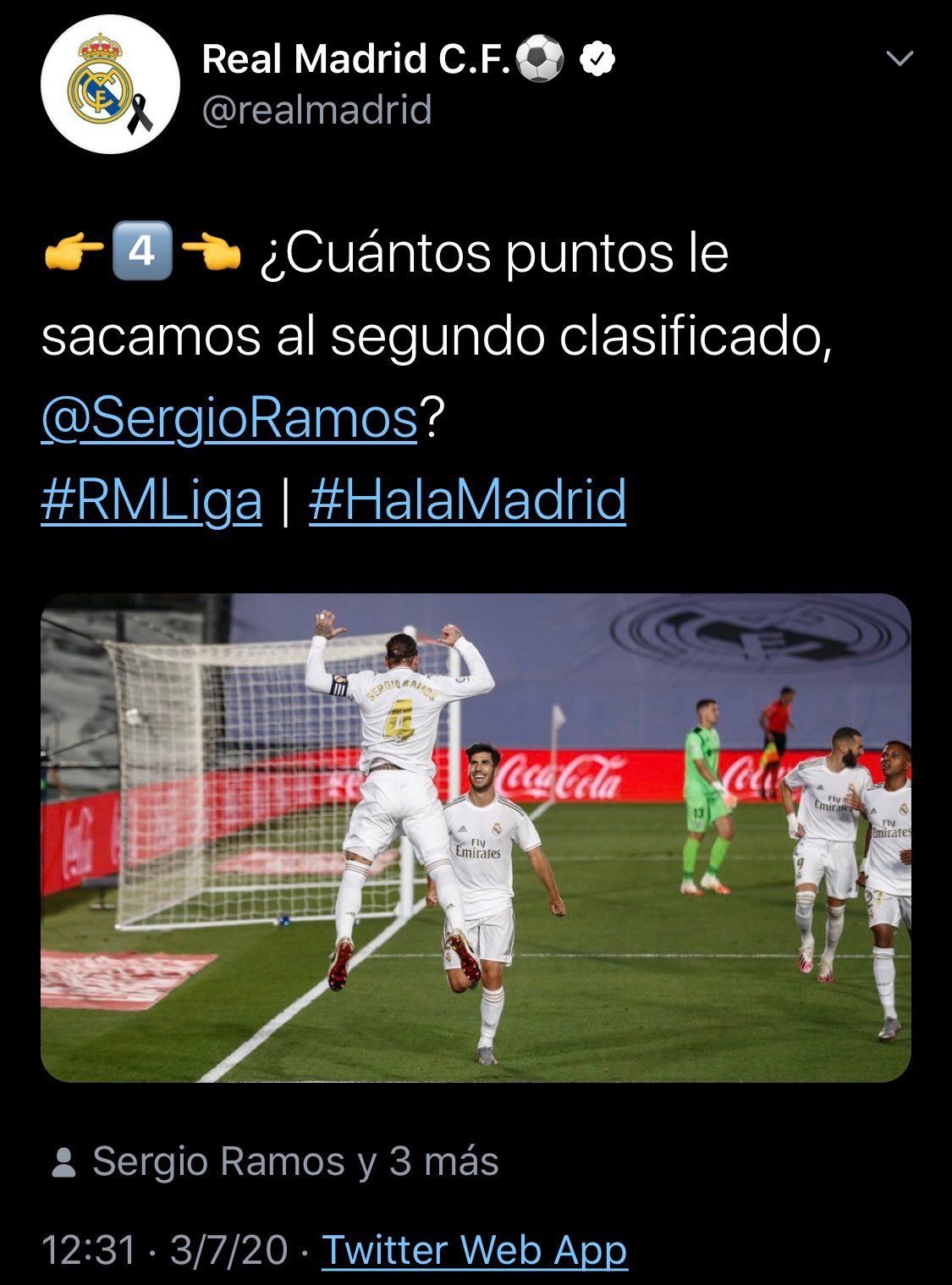 مدريد تويتر ريال yalla shoot