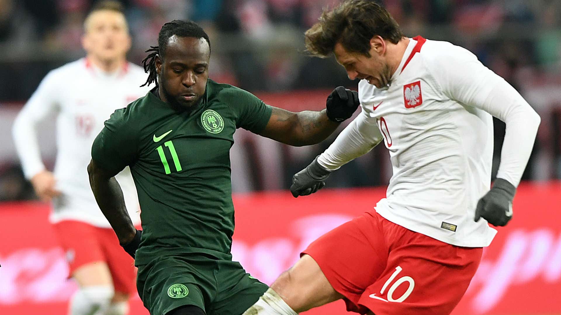 Grzegorz Krychowiak and Victor Moses