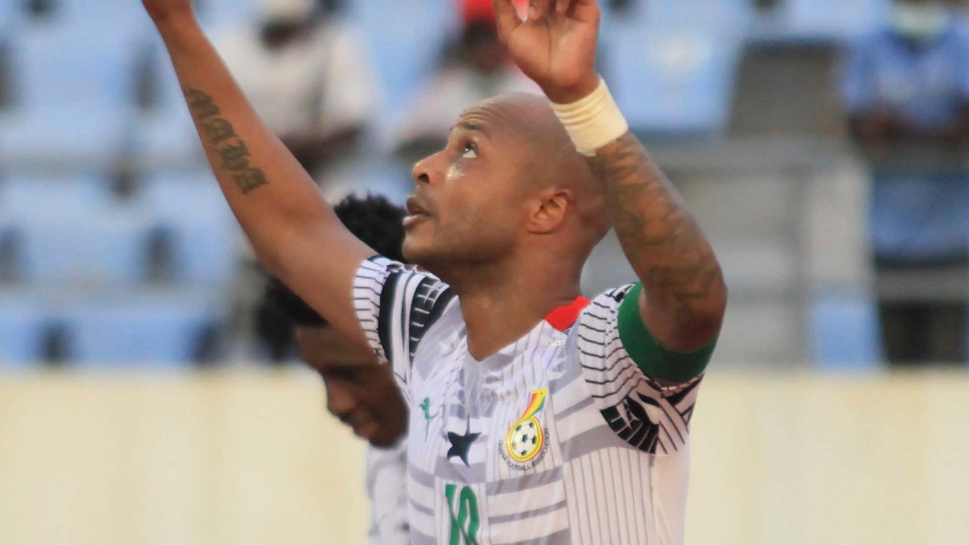 Andre Ayew of Ghana.