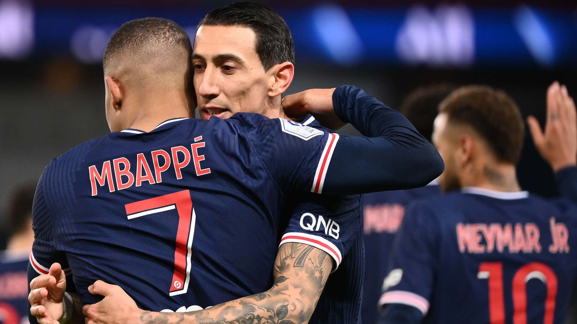 Kylian Mbappe Angel Di Maria PSG Montpellier Ligue 1 22012021