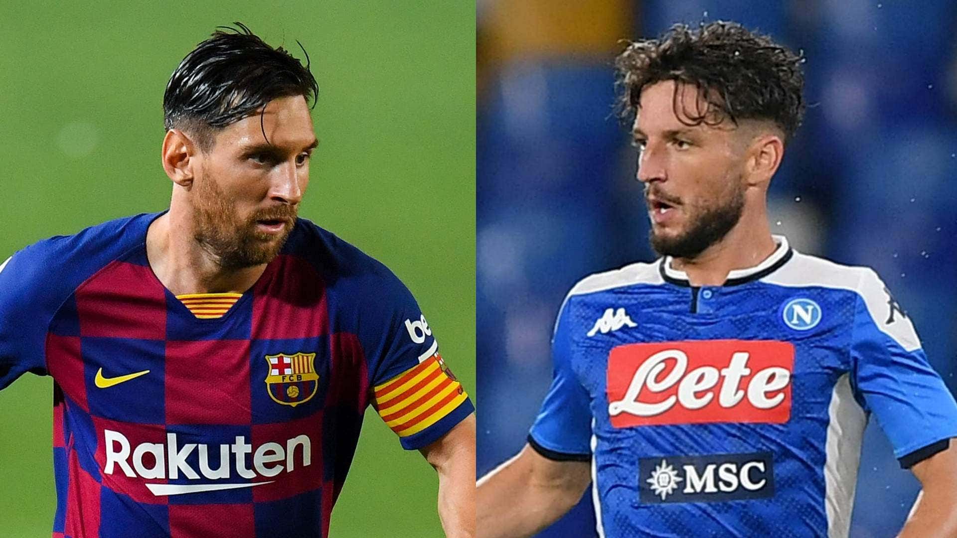 Lionel Messi Barcelona Dries Mertens Napoli 2019-20