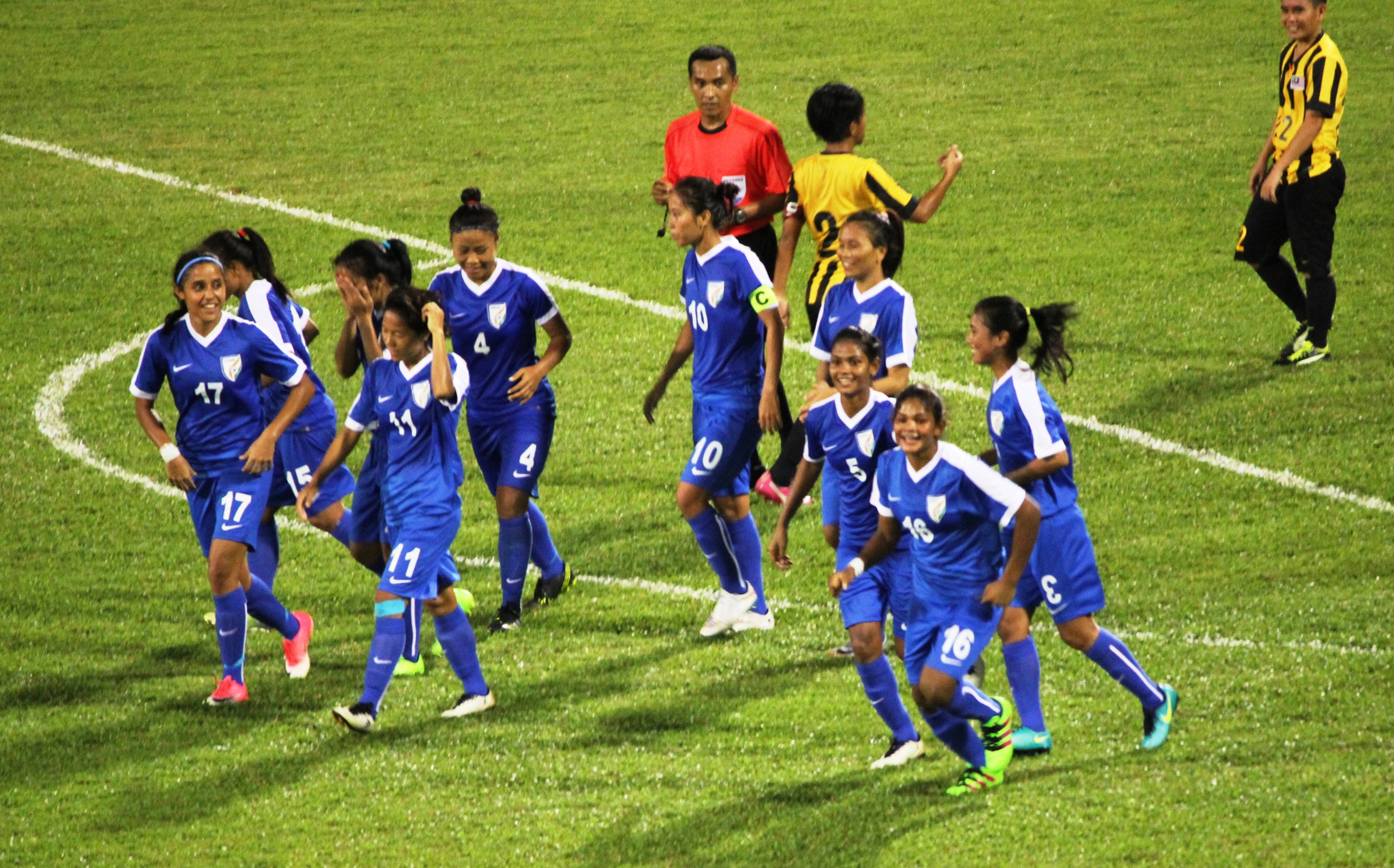 Copa Asiática Femenina de la AFC 2022 partidos de India, resultados