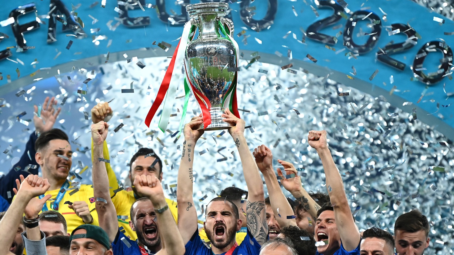 Euroベストイレブン 優勝のイタリアからは4名 準優勝イングランドからは2名選出 Goal Com