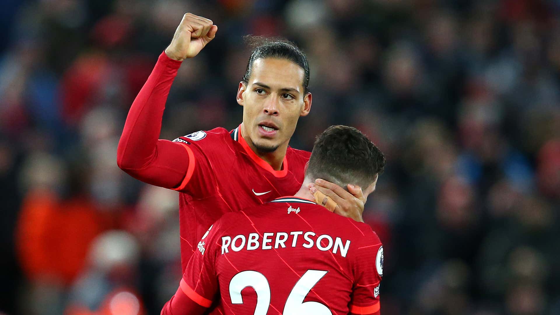 Virgil van Dijk Liverpool Southampton Premier League 2021-22