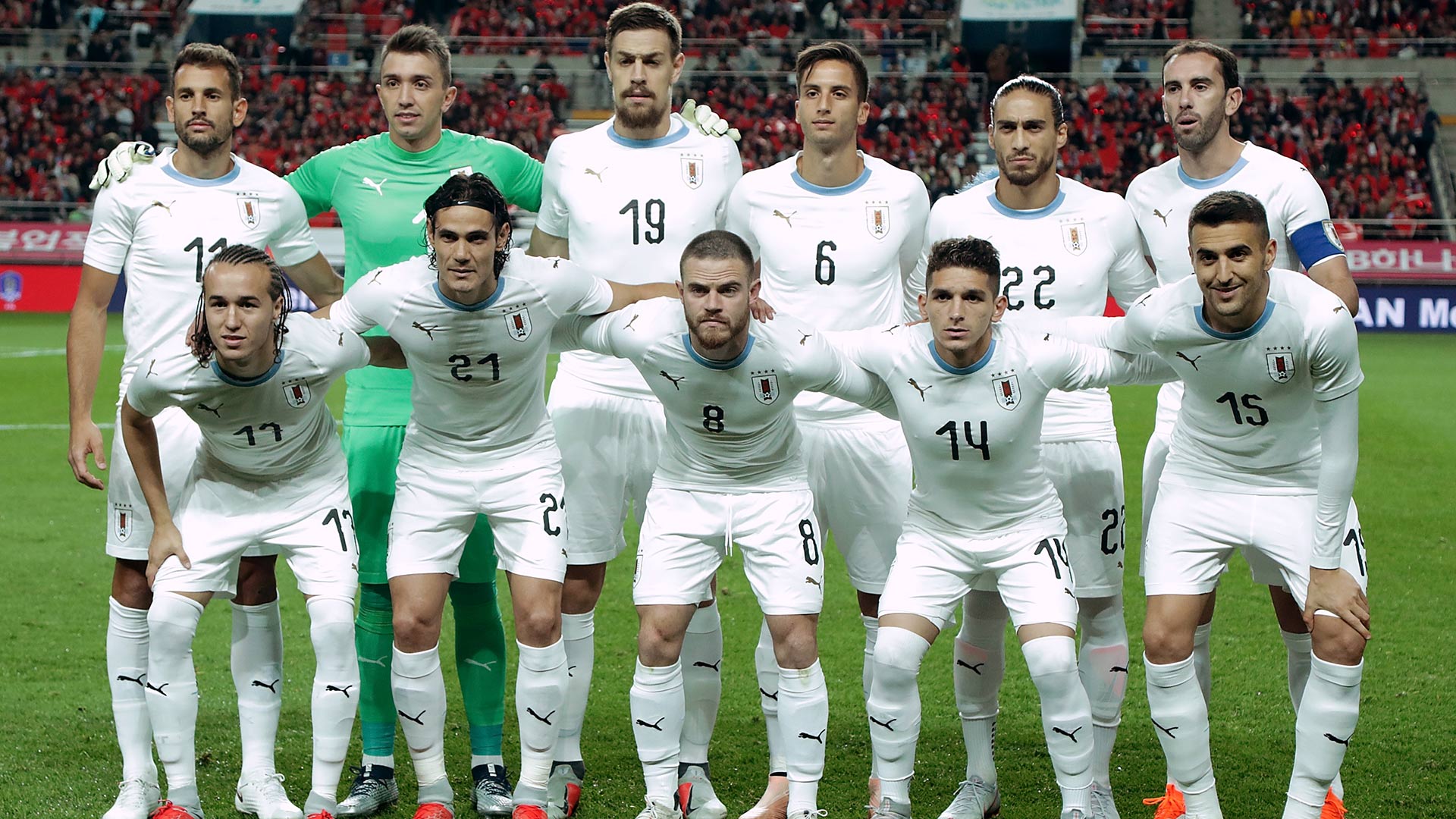 カバーニやゴディン トレイラら超強力メンバー ウルグアイの日本代表戦スタメン発表 Goal Com