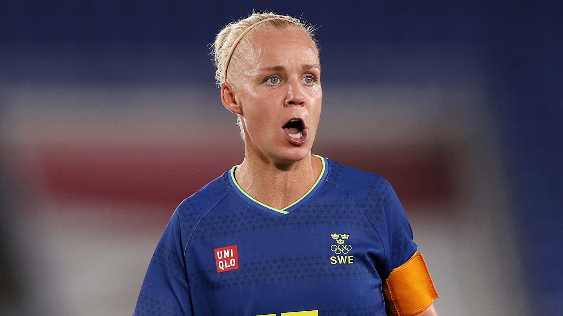Caroline Seger Sweden Goal 50 SLIDELIST