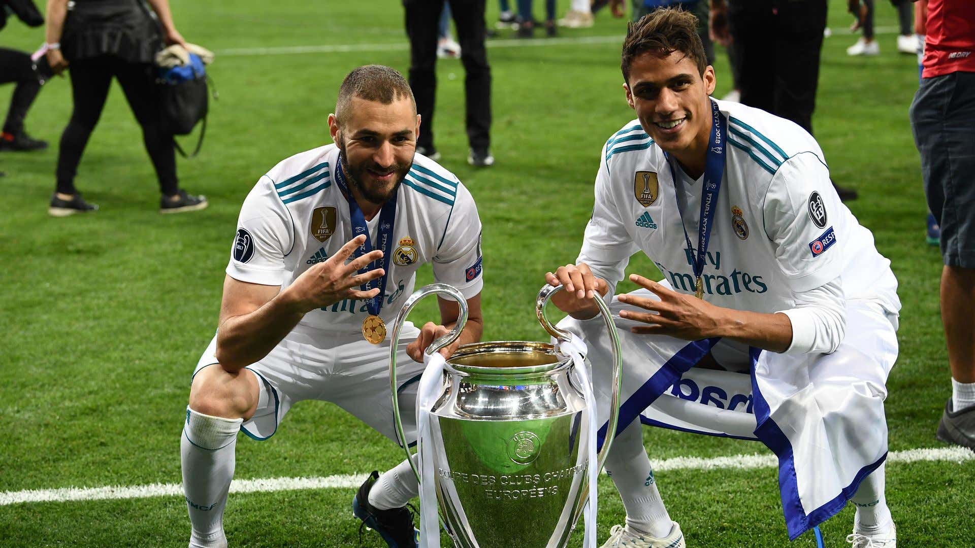 Raphael Varane Karim Benzema Champions League Real Madrid