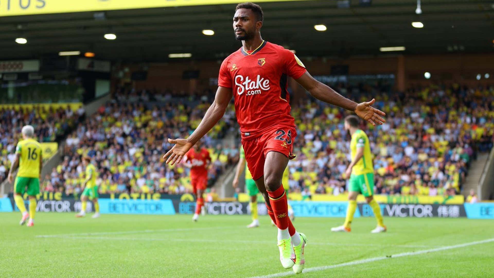 Emmanuel Dennis of Watford and Nigeria.
