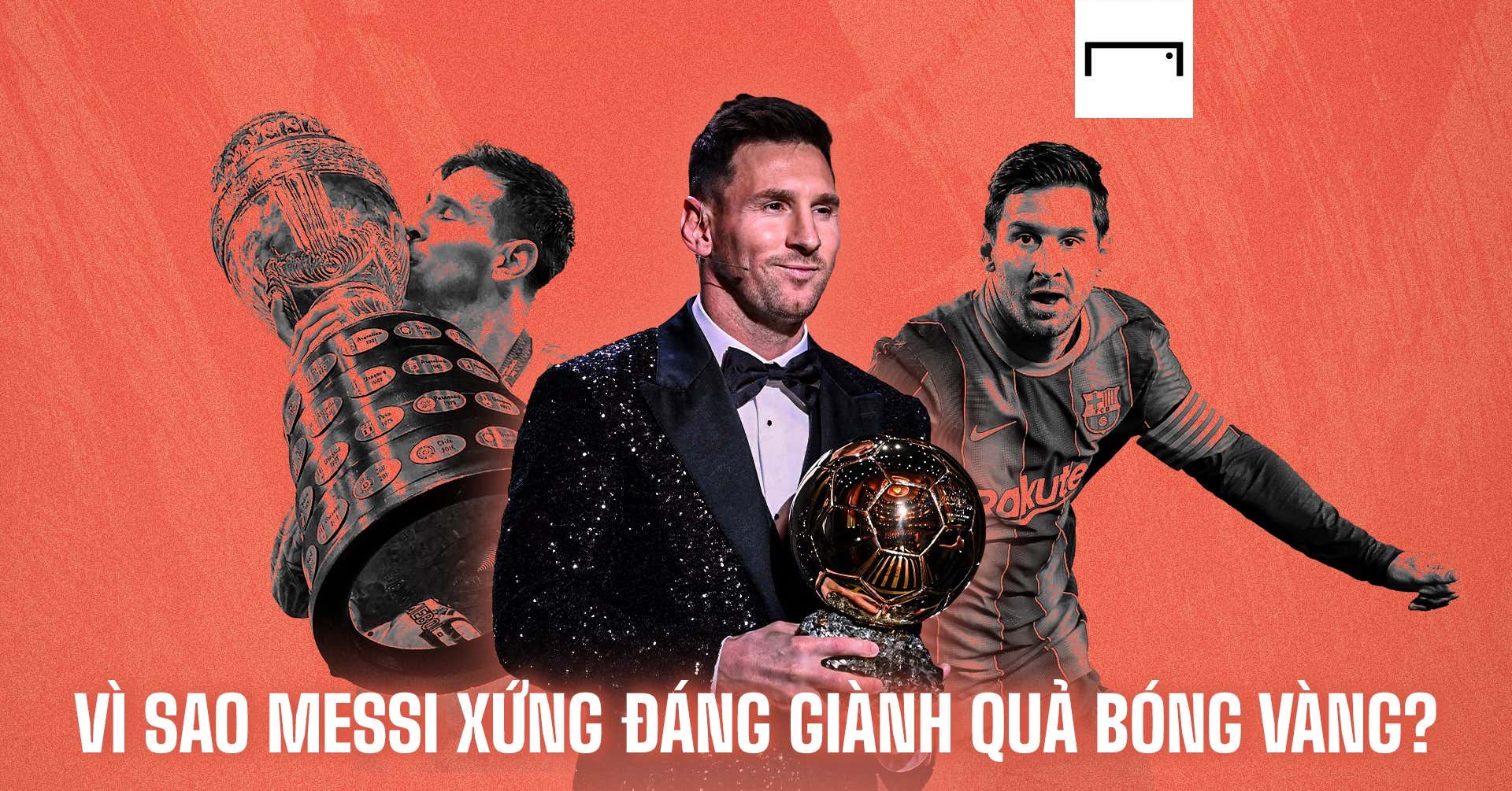 Lionel Messi Ballon D'or Vietnam cover