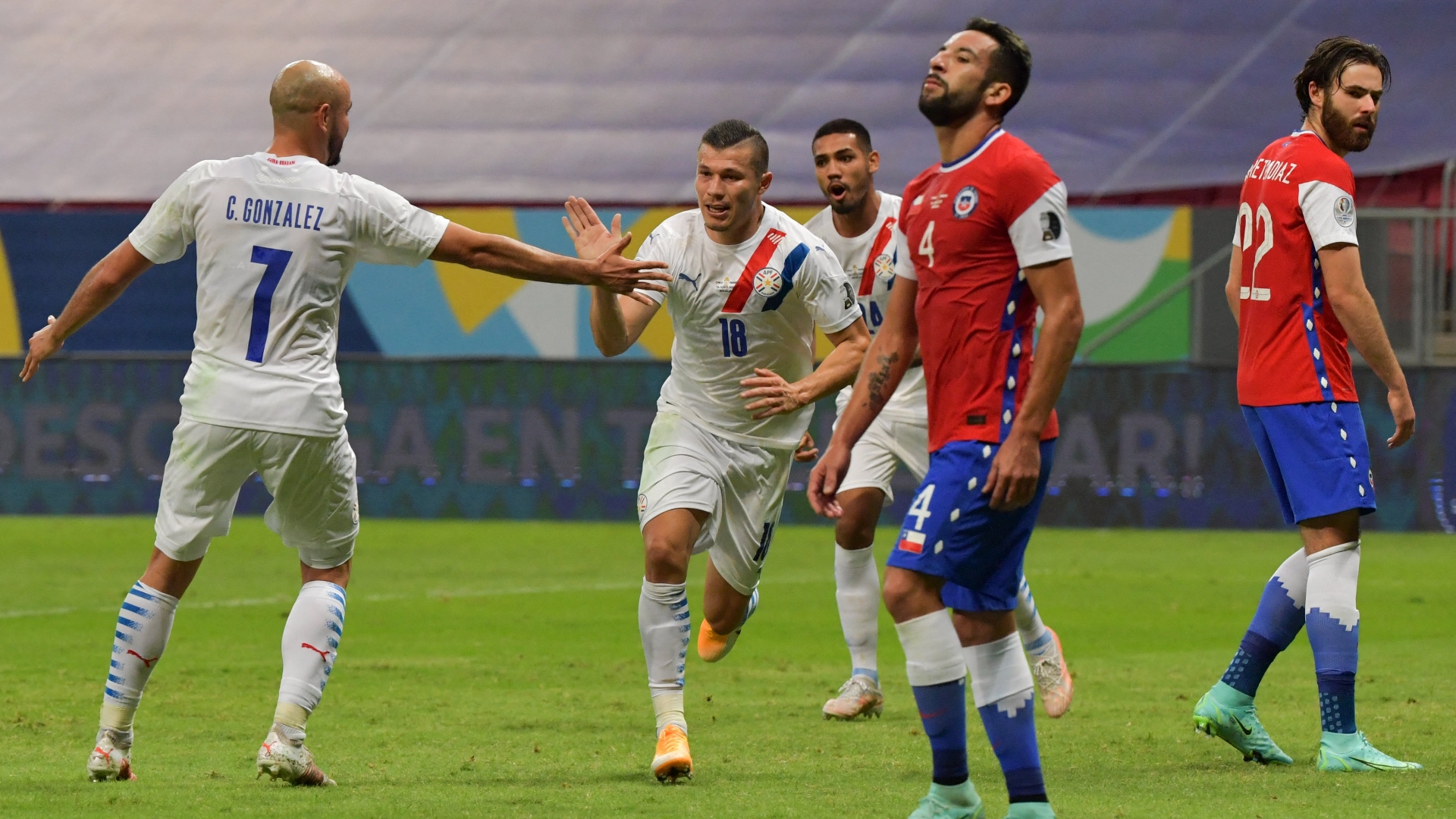 Paraguay vs chile historial