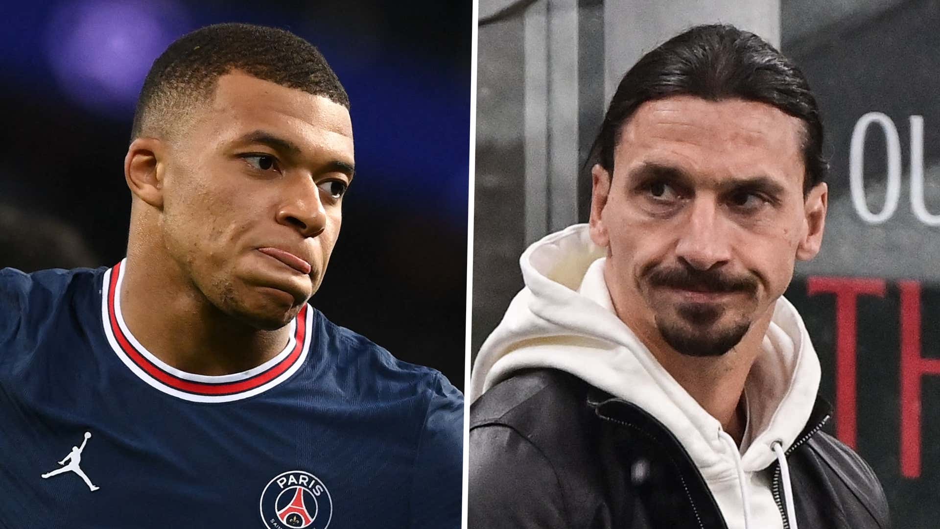 Kylian Mbappe, Zlatan Ibrahimovic split