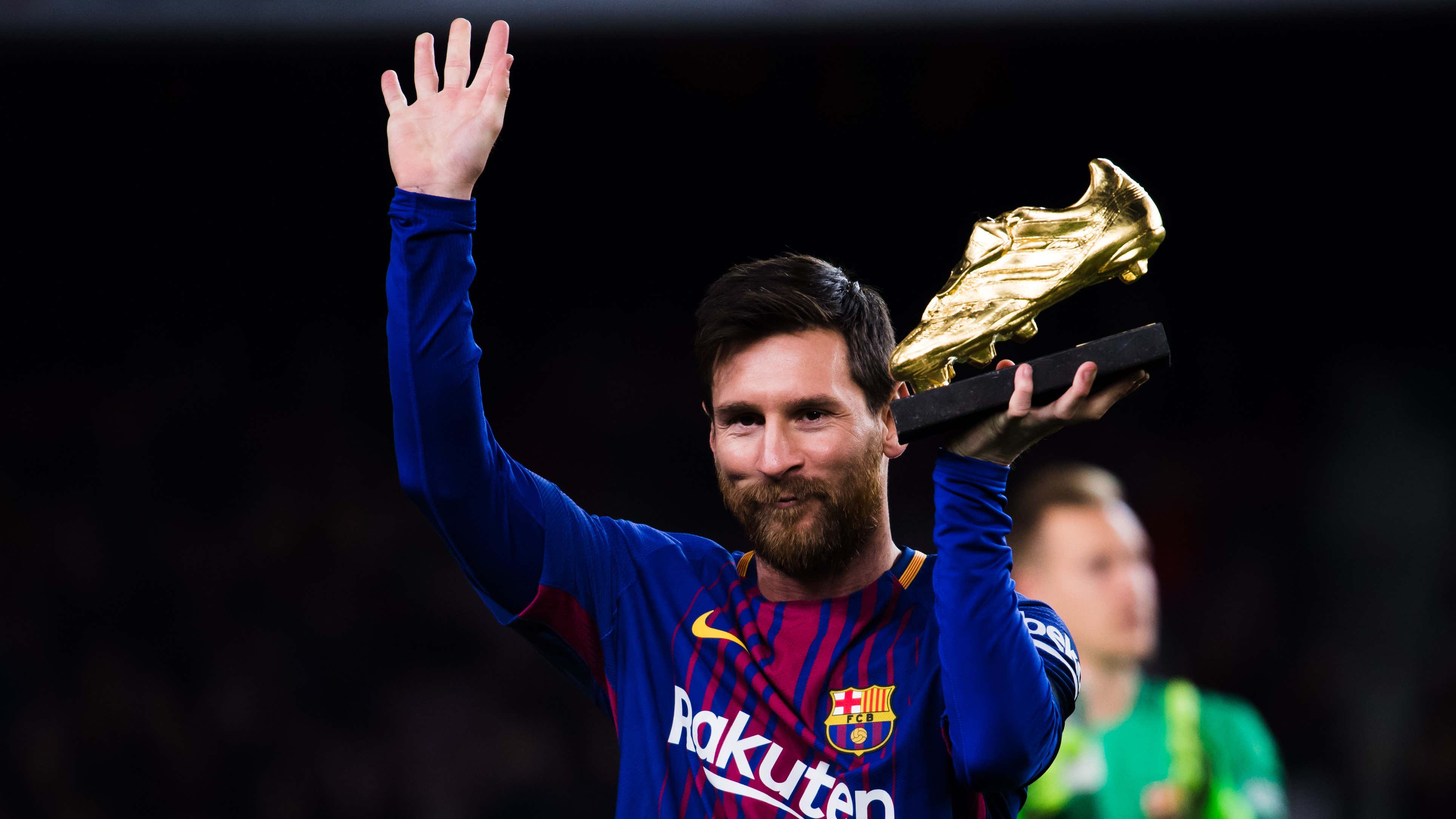 Lionel Messi Bota de Oro Barcelona Deportivo LaLiga 17122017