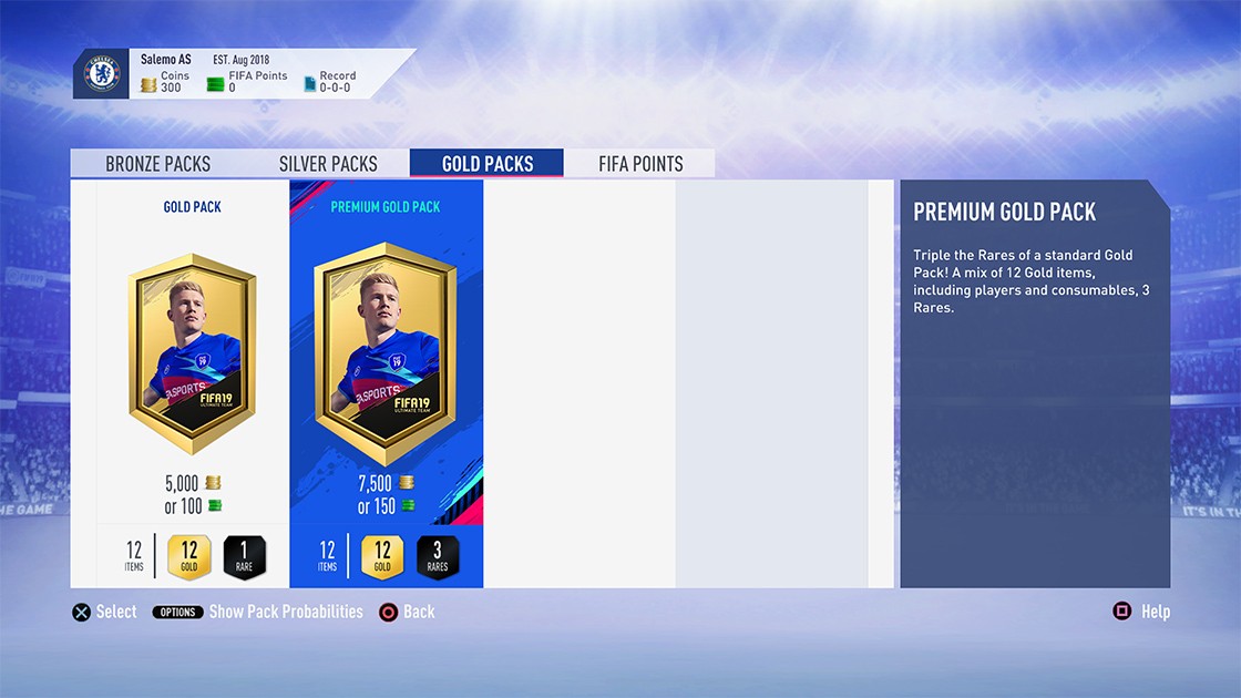fifa 19 ultimate team pack odds what are the chances of getting ronaldo or messi in a pack goal com