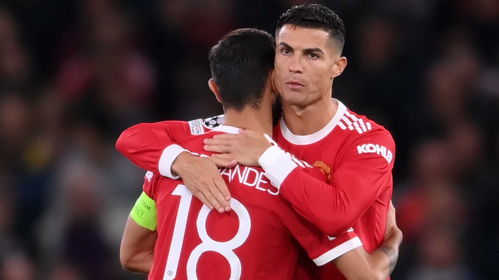 Bruno Fernandes Cristiano Ronaldo Man Utd 2021-22