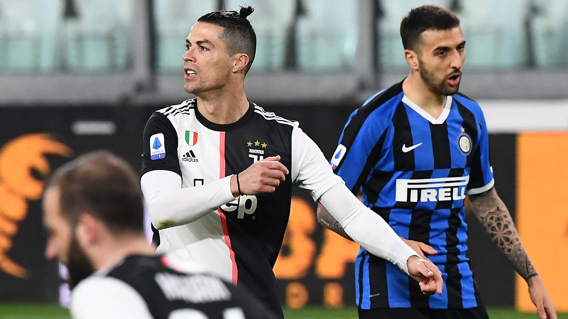 Cristiano Ronaldo Vecino Juventus Inter Serie A