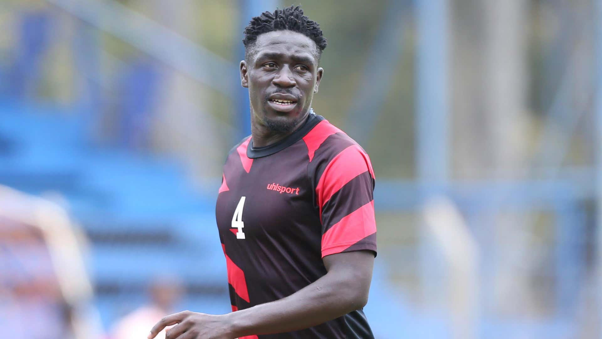Harambee Stars defender Brian Mandela.