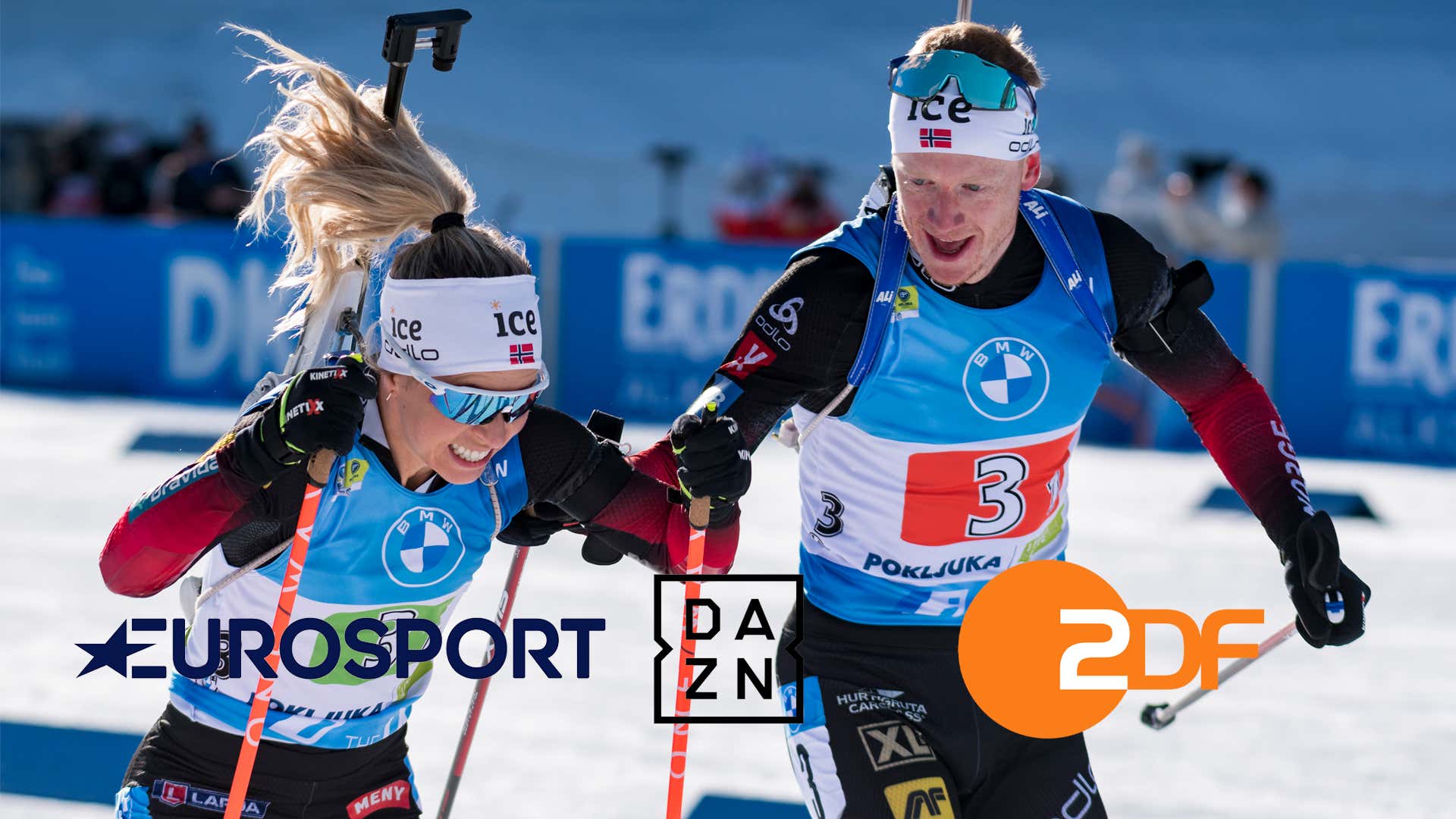 Biathlon World Cup today Live TV broadcast highlights the women's and men's relay Poland Pokljuka 2021