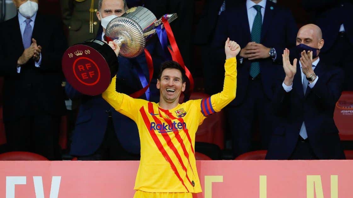 Lionel Messi Barcelona Copa del Rey Copa do Rei 2020/21