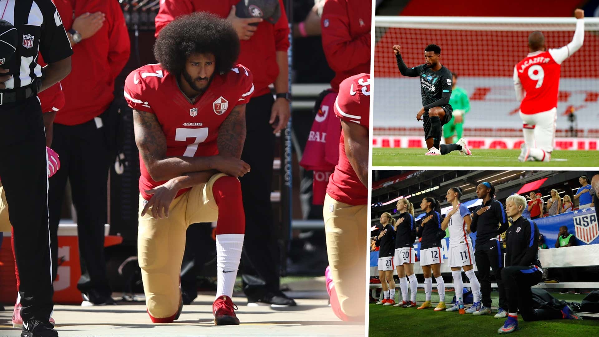 Why Do Footballers Kneel Before A Match What Taking The Knee Means In Sport Goal Com Why Do Footballers Kneel Before A Match What Taking The Knee Means In Sport Goal Com