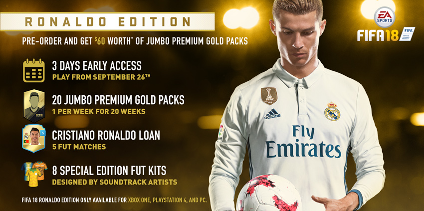 Fifa 18 Xbox One Ps4 Release Dates Cost Pre Order And Complete Guide Goal Com