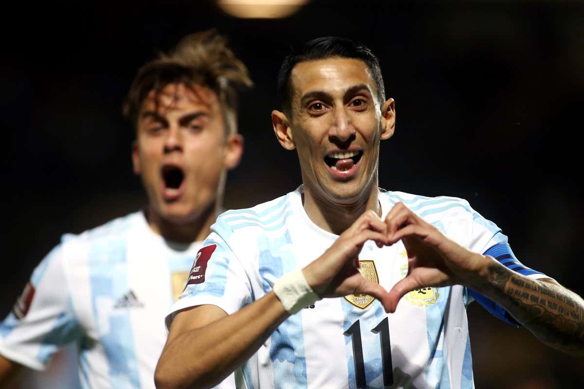 メッシがベンチのアルゼンチン ディ マリア弾でウルグアイ撃破 W杯南米予選3連勝 Goal Com メッシがベンチのアルゼンチン ディ マリア弾でウルグアイ撃破 W杯南米予選3連勝 Goal Com