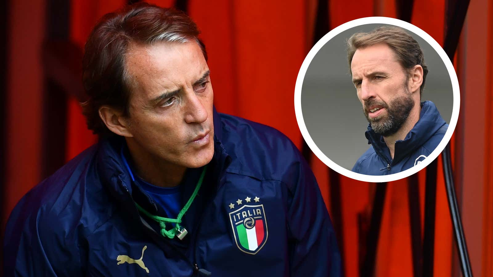 Roberto Mancini Gareth Southgate GFX
