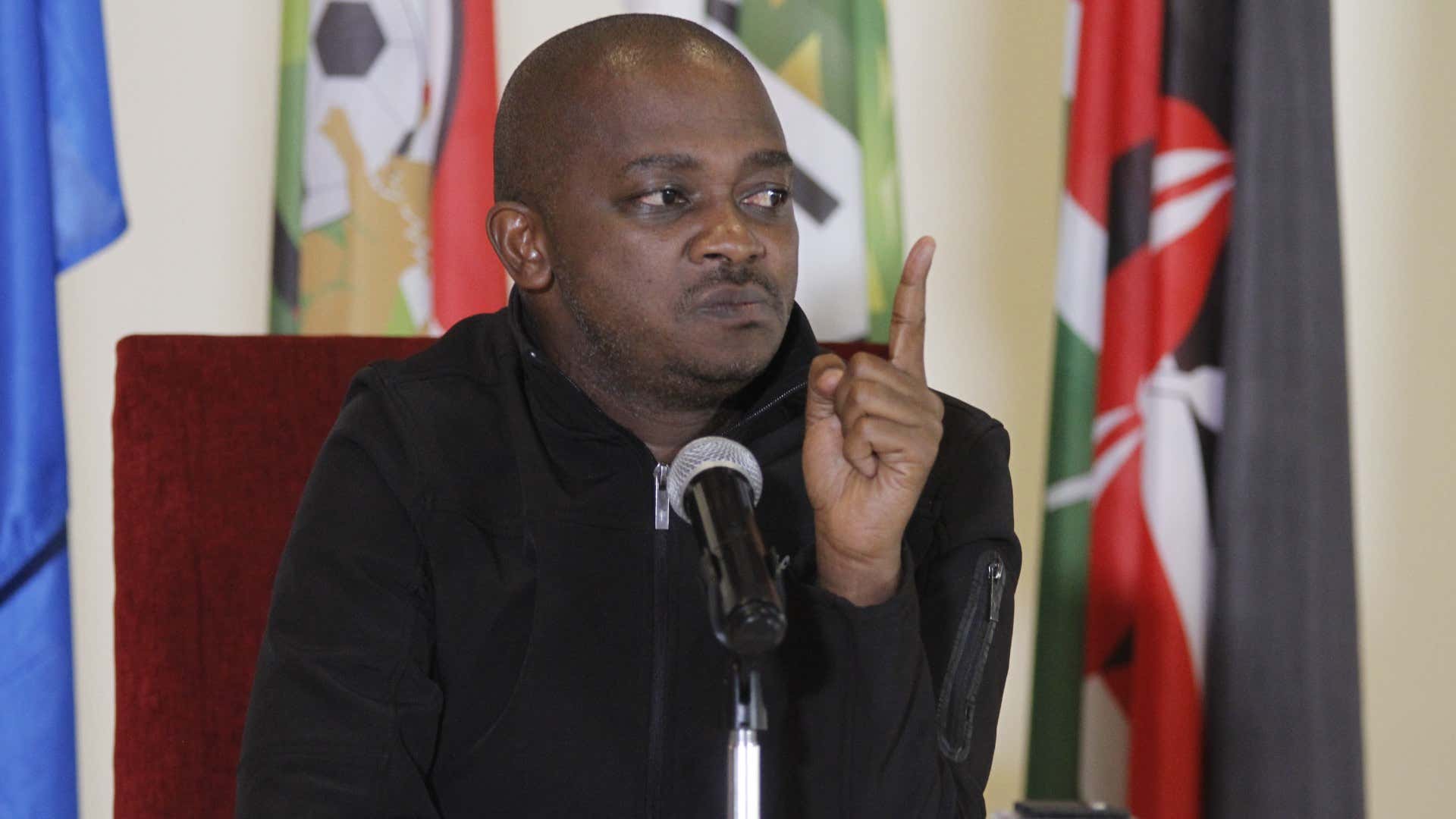 FKF President Nick Mwendwa and Kenya.