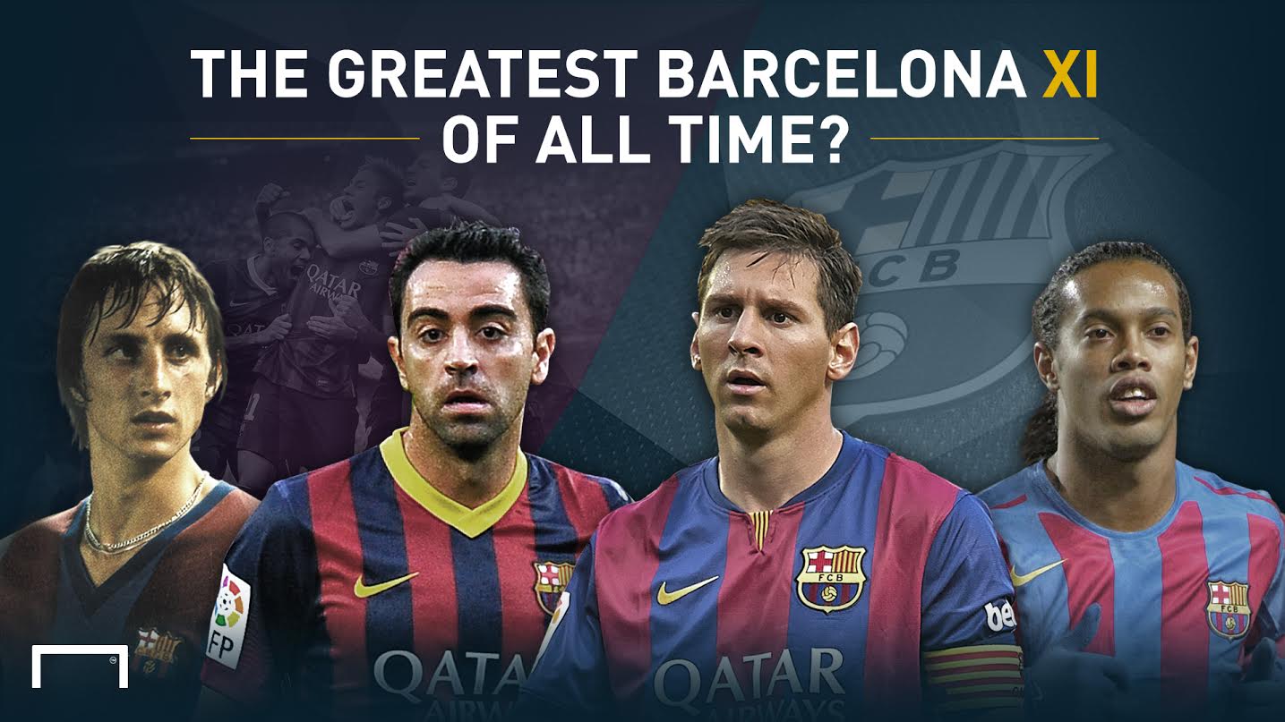 メッシ クライフ ロナウジーニョ バルセロナの歴代ベストイレブンは Goal Com