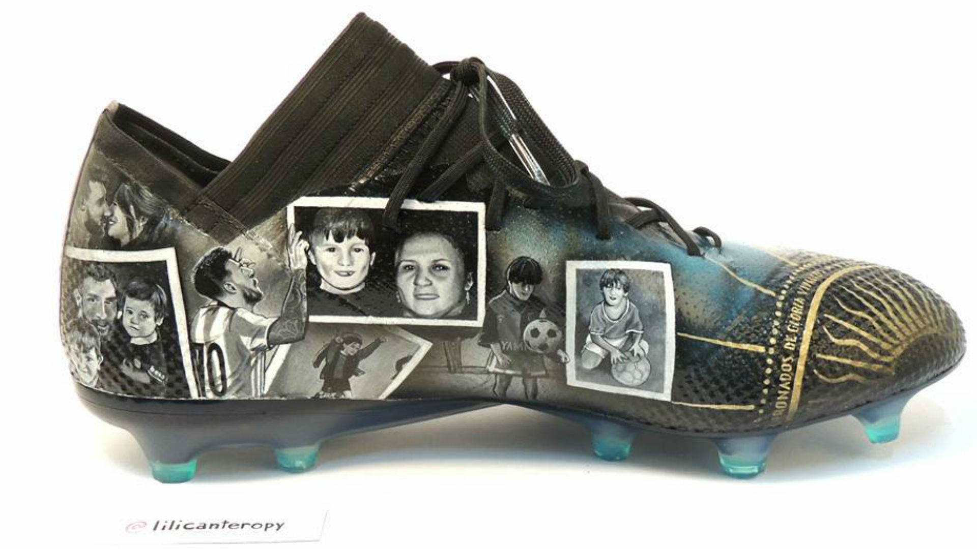 messi custom boots