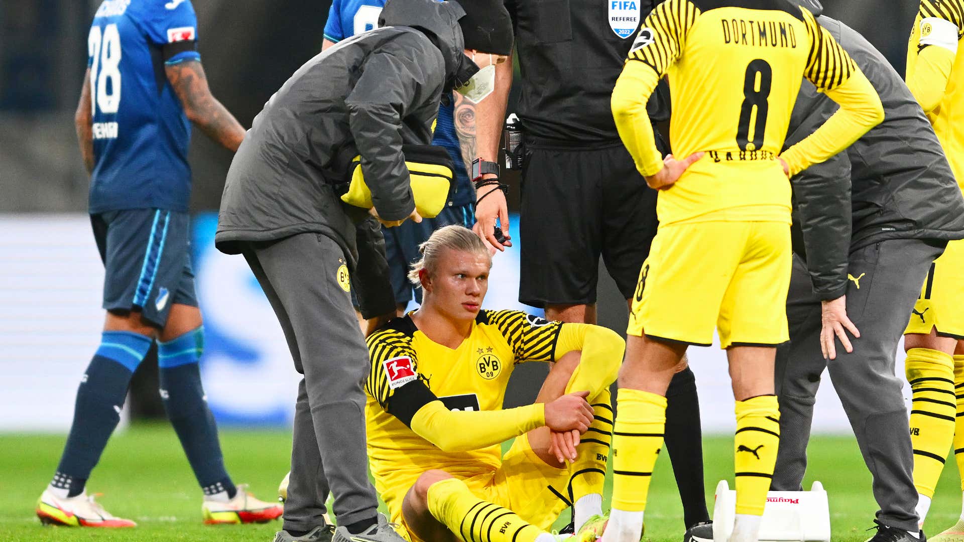 Haaland lesionado Borussia Dortmund