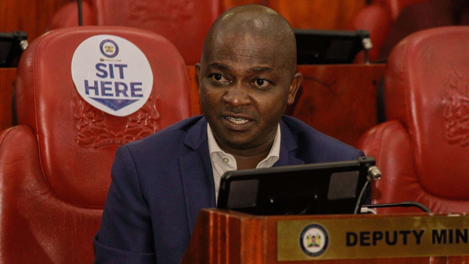FKF President Nick Mwendwa speaking in a session