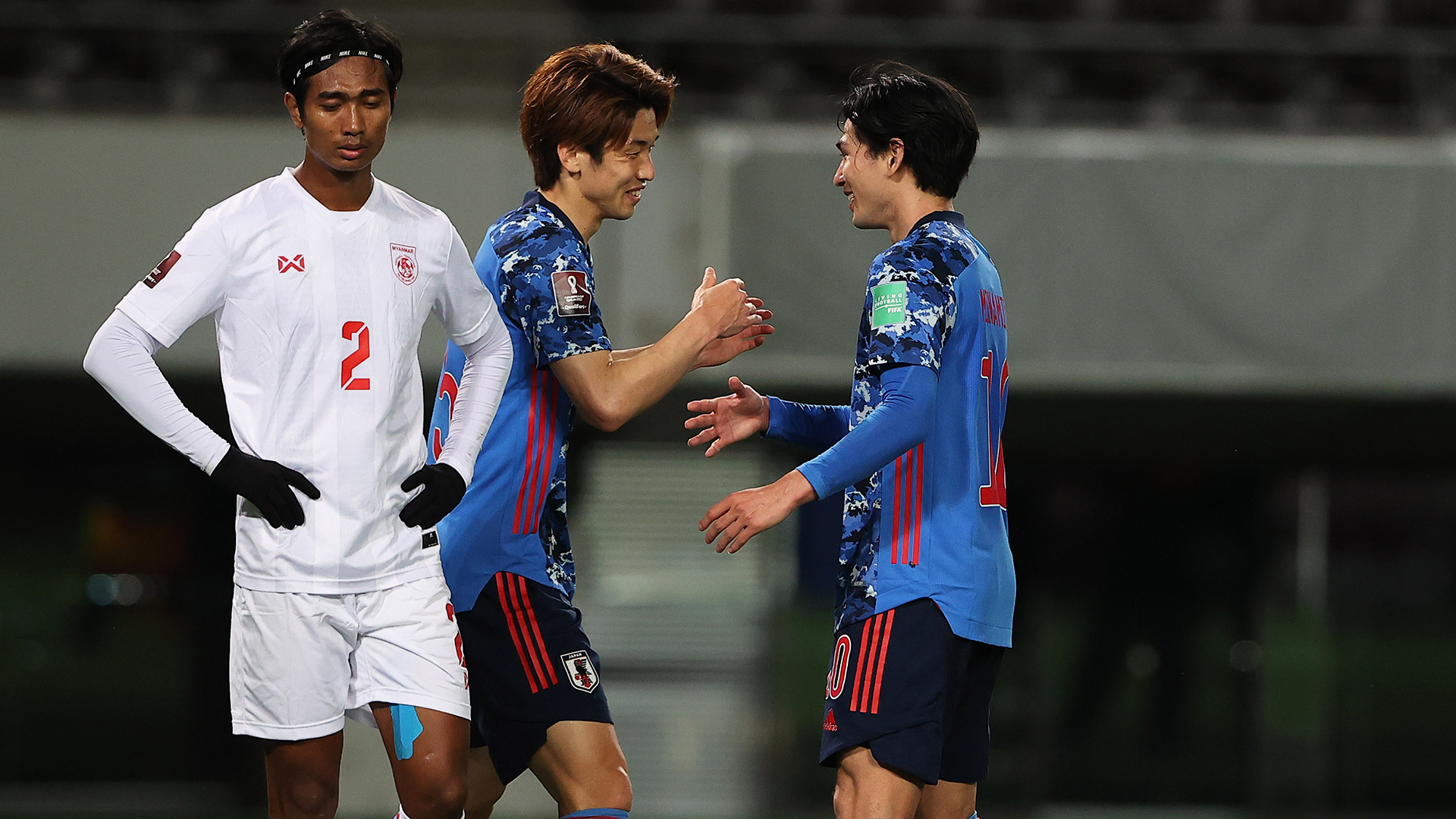 日本代表 無傷の6連勝でw杯最終予選進出 ミャンマーに10発大勝 Goal Com
