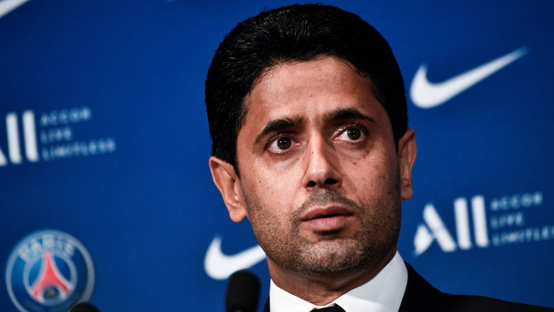 PSG president AlKhelaifi storms referee room and breaks