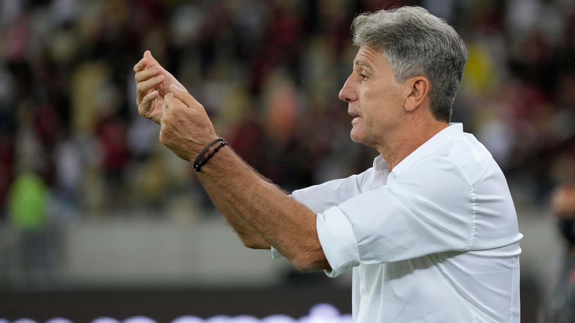 Renato Gaúcho em jogo do Flamengo