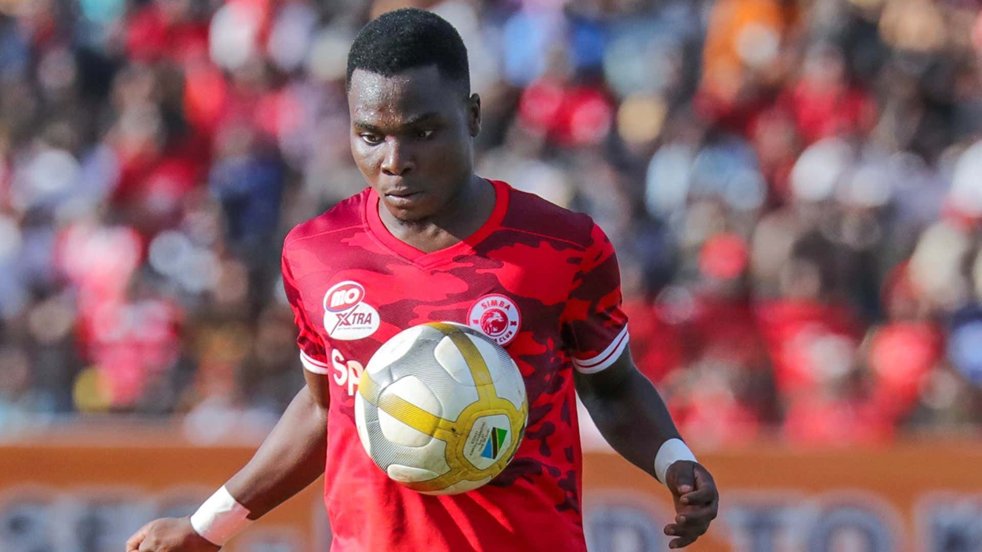Simba SC player Luis Miquissone.