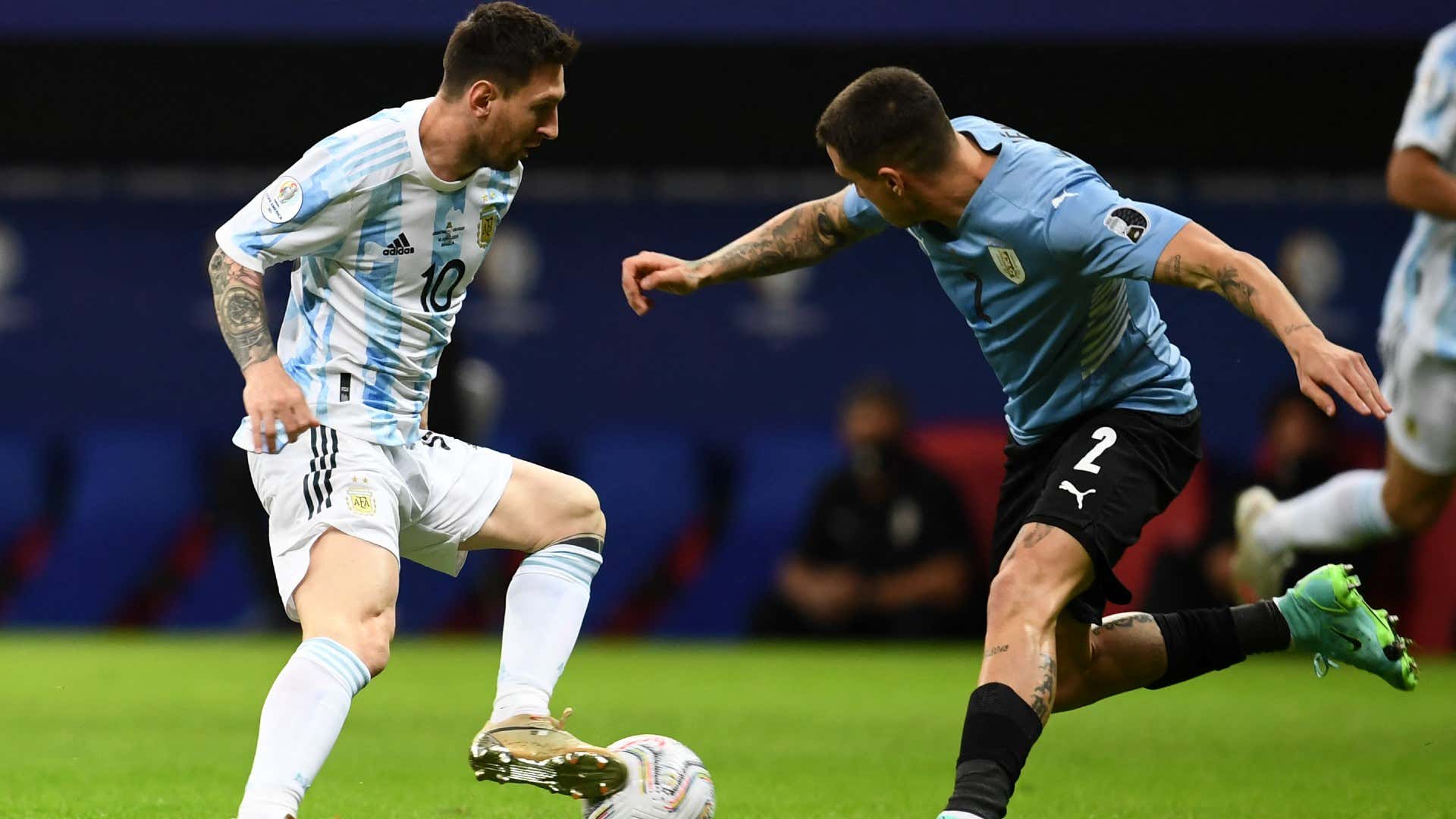 Lionel Messi Argentina Uruguay Copa America 18062021