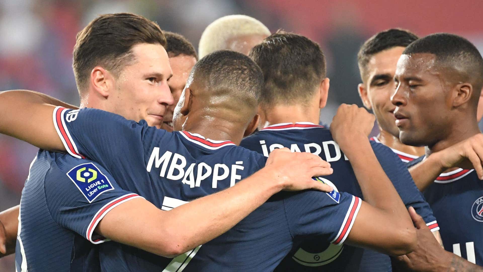 Draxler Mbappé Icardi PSG Strasbourg
