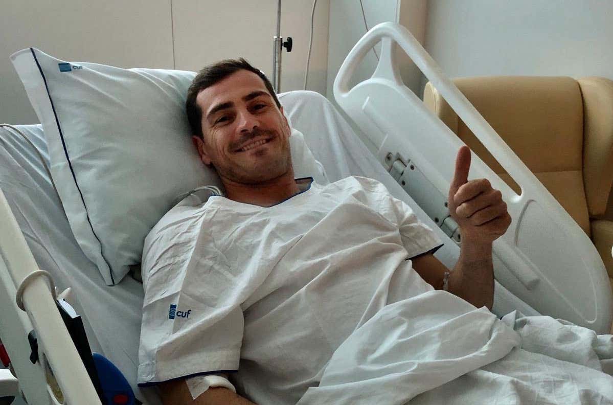 Iker Casillas hospital