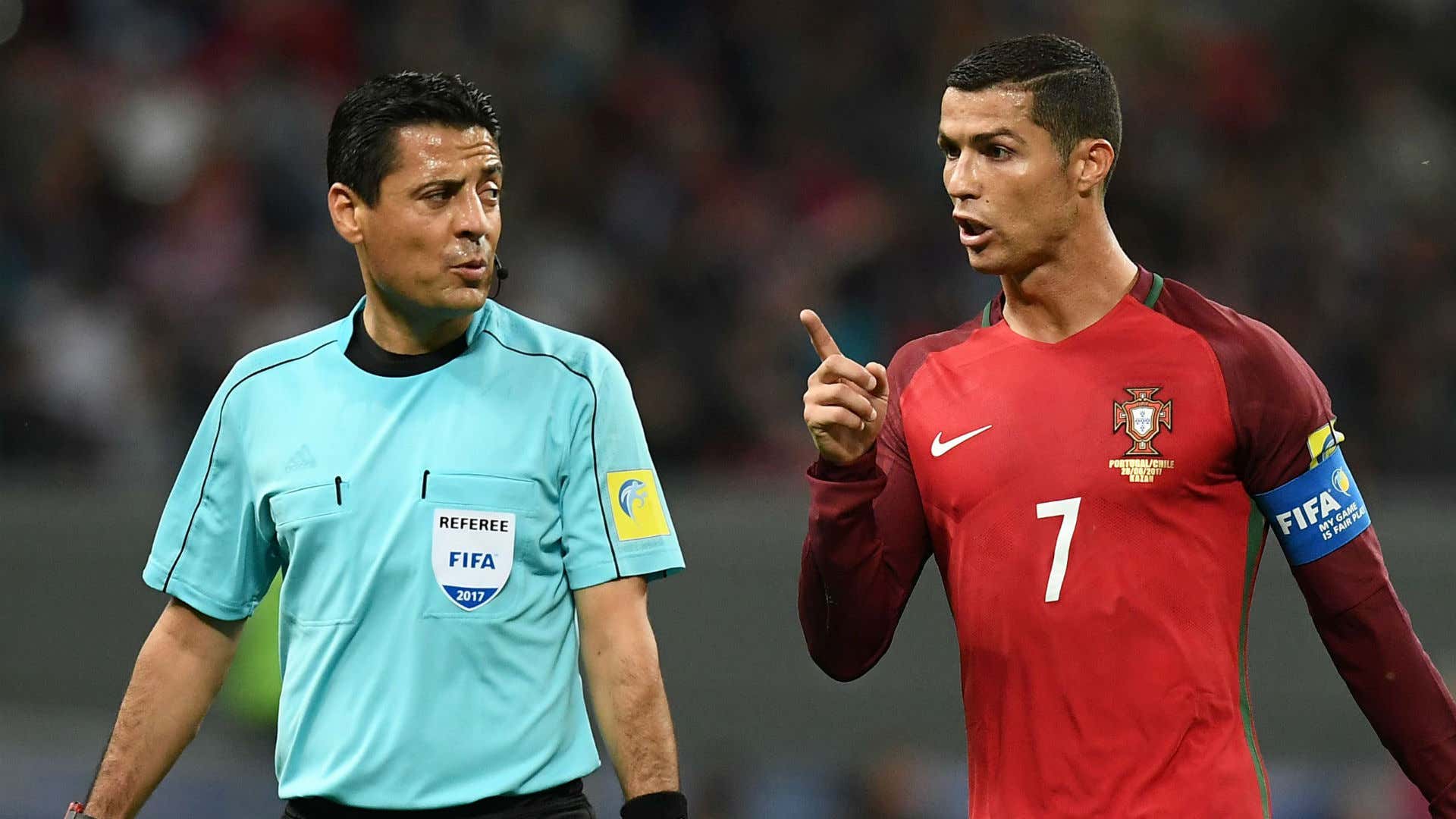Alireza Faghani referee Cristiano Ronaldo Portugal
