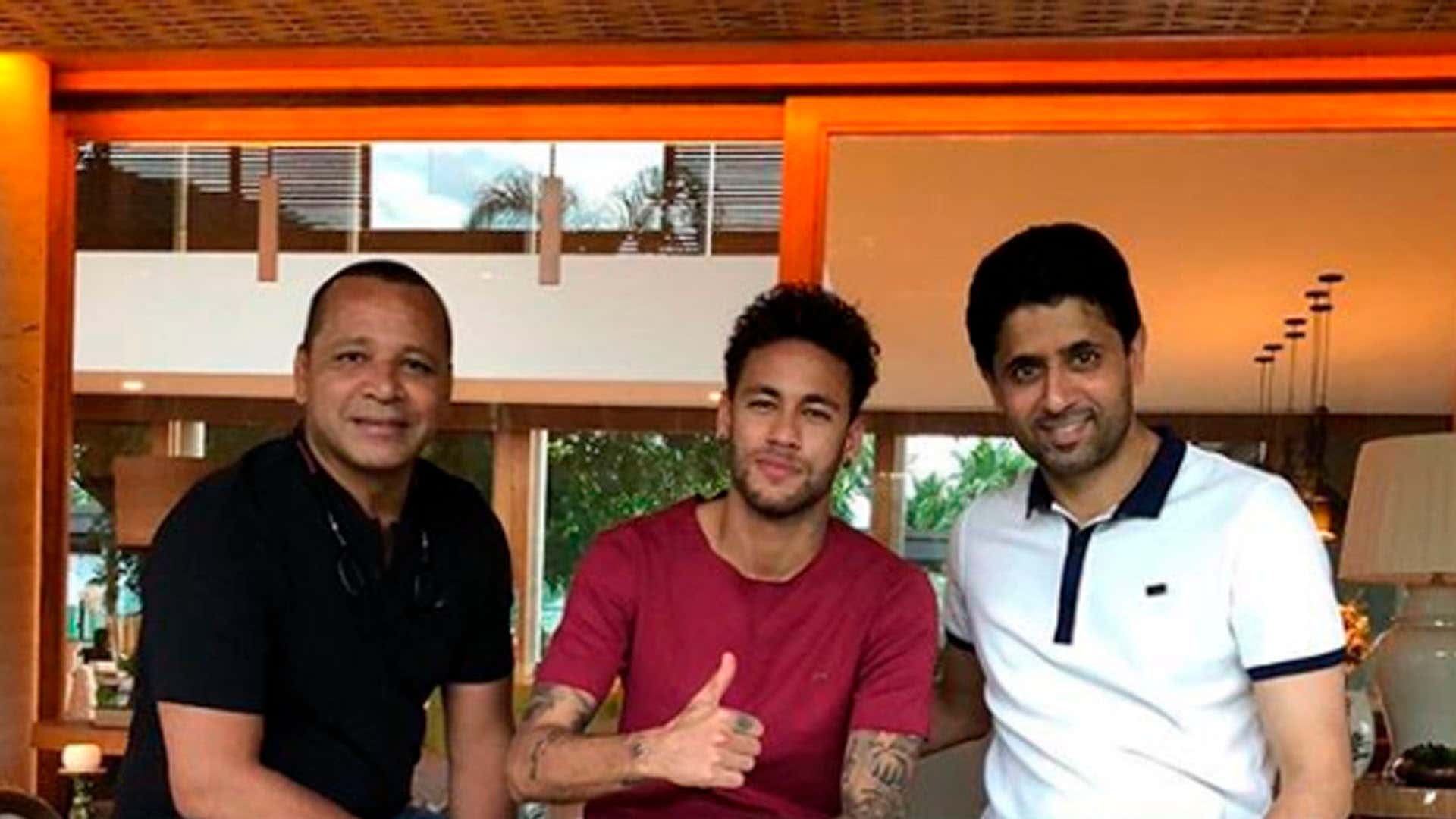 Neymar pai Neymar e Nasser Al Khelaifi Visita em Mangaratiba Rio de Janeiro 12 08 18