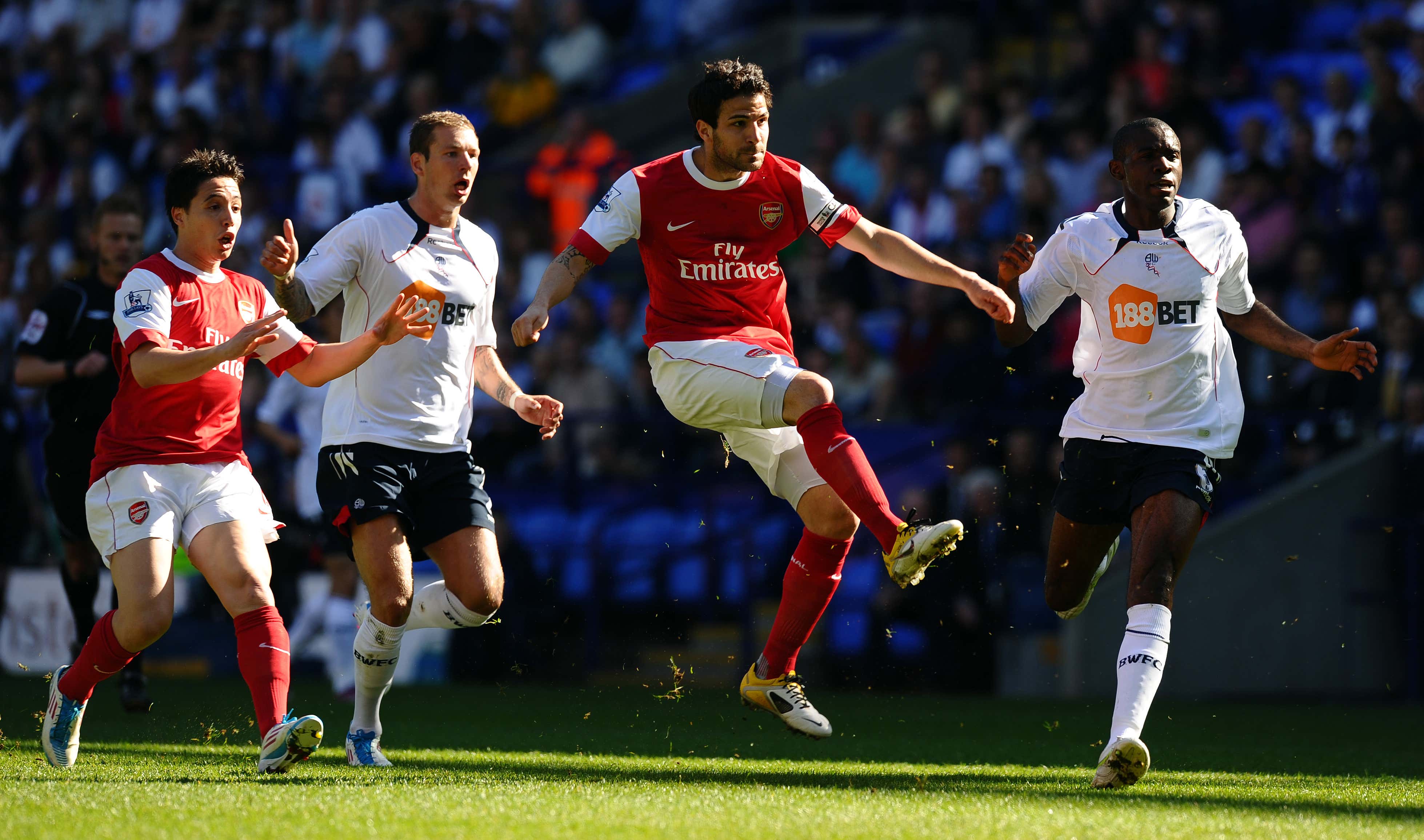 Cesc Fabregas Arsenal Vs Bolton 2011