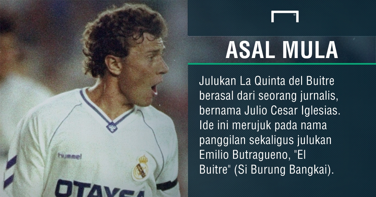 Goal Retro Masa Jaya La Quinta Del Buitre Kuintet Legendaris Real Madrid Goal Com