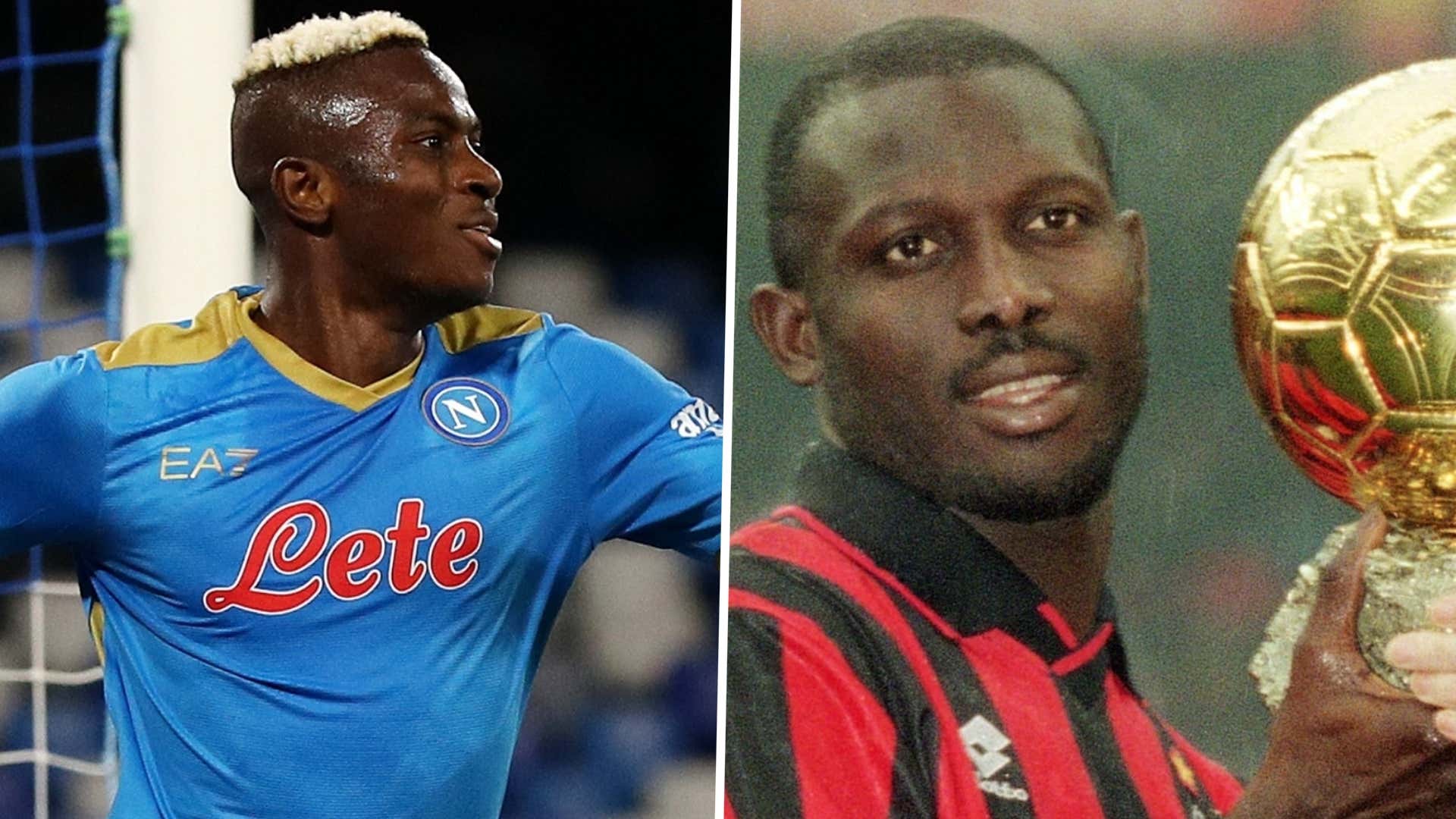 Napoli coach Spalletti compares Osimhen's quality to AC Milan legend Weah