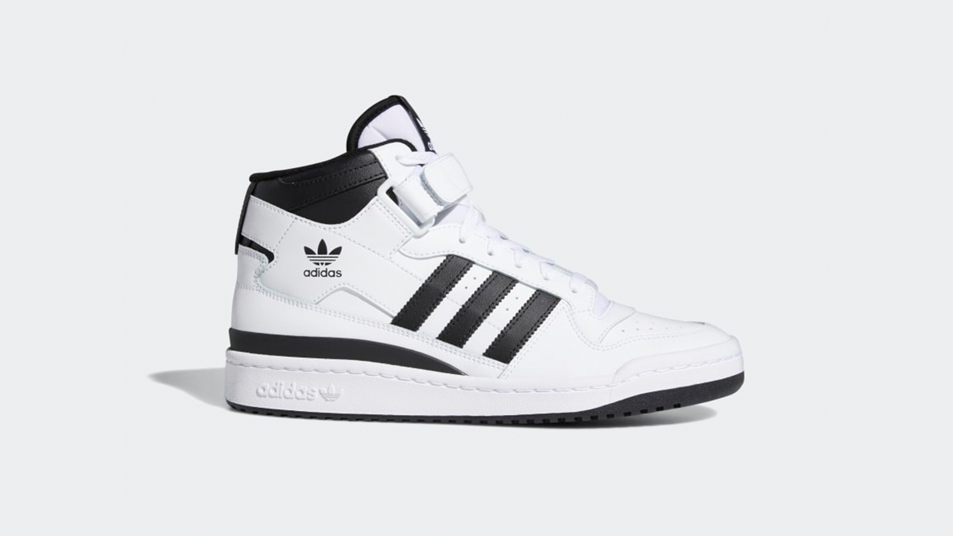 black and white adidas high top