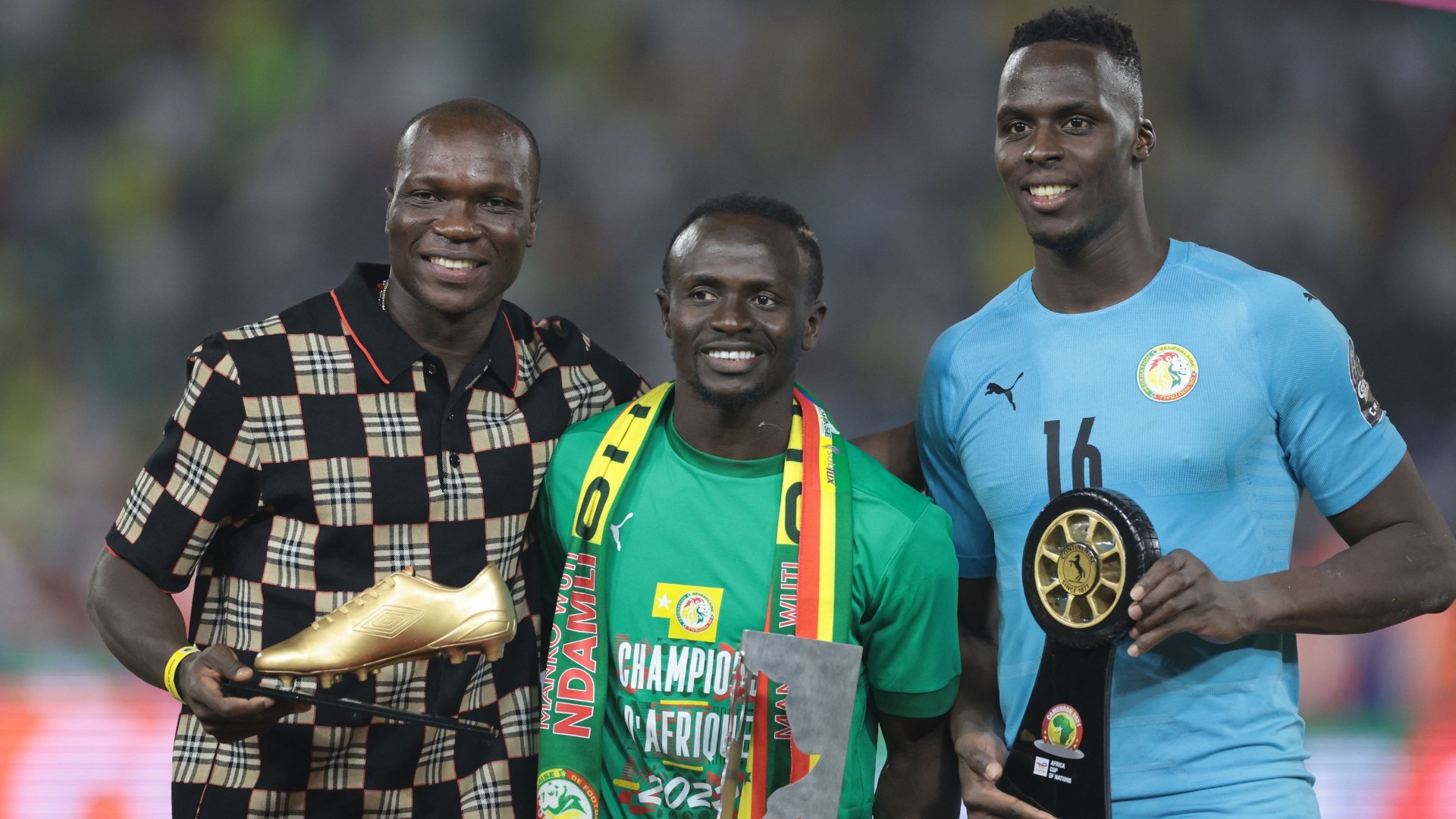 Afcon 21 Senegal Hero Mane Named Player Of The Tournament As Mendy Named Best Goalkeeper Goal Com