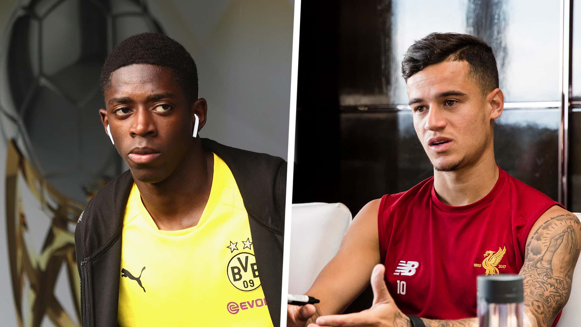 Ousmane Dembele Philippe Coutinho GFX